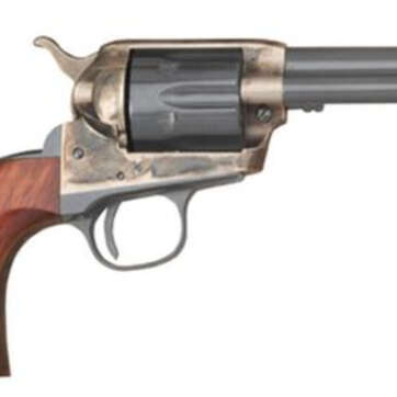 Cimarron Model P Junior Single Action .38 Special 4.75 Inch Barrel Standard Blue Finish Smooth Walnut Grip - Handsguns | American Guns & Ammo