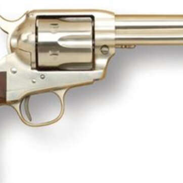 Cimarron Model P .45 Long Colt Pre-War 5.5 Inch Barrel Stainless Steel Finish Walnut Grip - Handsguns | American Guns & Ammo