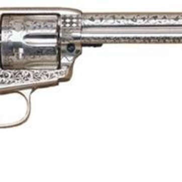 Cimarron Teddy Roosevelt 45 Colt,7." Barrel, Engraved, Ivory Grips, 6rd - Handsguns | American Guns & Ammo