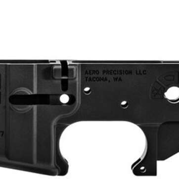 Aero Precision STS AR-15 Stripped Lower Receiver, Black - RIFLES | American Guns & Ammo