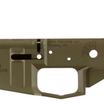 Aero Precision M4E1 Multi-Cal AR-15 Stripped Lower Receiver, Flat Dark Earth - RIFLES | American Guns & Ammo