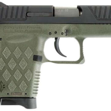 Diamondback DB9 9mm, 3", 6rd, OD Green Frame/Black Slide, Adj. Sights - Handsguns - American Guns & Ammo