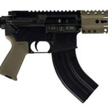Diamondback DB15, 7.62x39mm, 10" Barrel, 28rd, Magpul MOE Grips, Flat Dark Earth - Handsguns - American Guns & Ammo