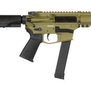 CMMG MKGS Banshee Pistol, 9mm, 5" Barrel Bazooka Green Cerakote, Pistol Brace, 33rd Mag - Handsguns | American Guns & Ammo