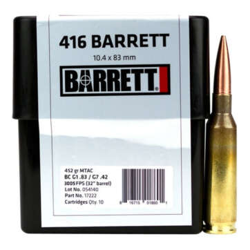 Barrett 416 Barrett 452gr MTAC 10 Rd Box - Competition Guns | American Guns & Ammo