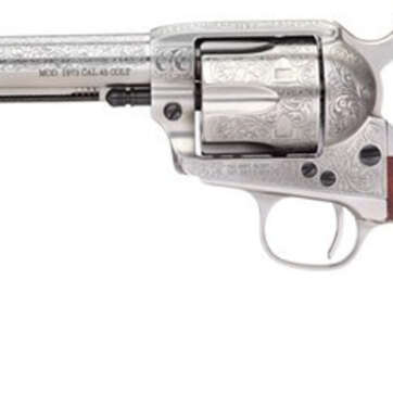 Taylors 1873 Cattleman, .357 Mag, 5.5", 6rd, Floral Engraved - Handsguns | American Guns & Ammo