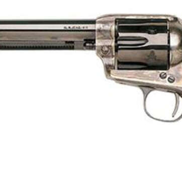 Taylor's 1873 Single Cattleman 45LC 7.5" 6rd Case Hardended Frame Blued - Handsguns | American Guns & Ammo