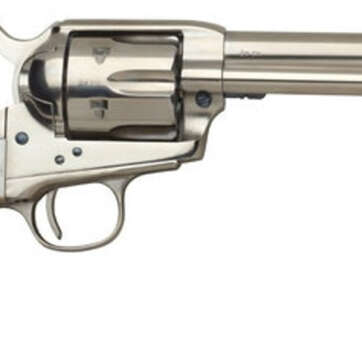 Taylors 1873 Cattleman, .45 Colt, 5.5" Barrel, 6rd, Mother of Pearl Grips, Nickel - Handsguns | American Guns & Ammo