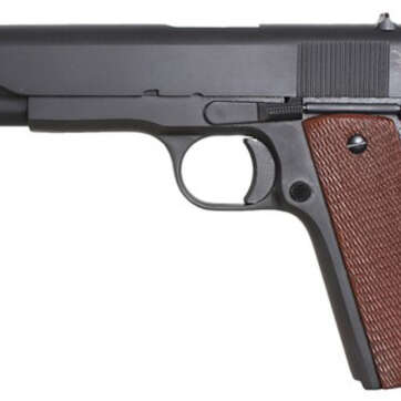 Taylor's 1911 Standard, 45 ACP, 5", 7rd, Walnut Grips, Blued - Handsguns - American Guns & Ammo