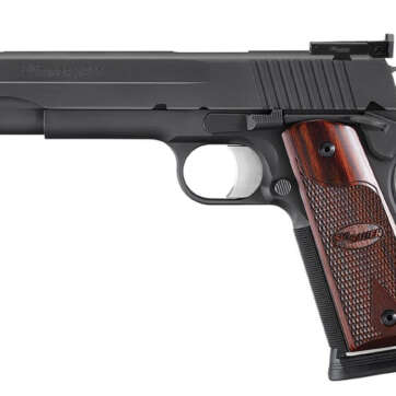 SIG 1911 Target *MA Comp 45 ACP 5 8+1 AS Rosewood Grip Black - Handsguns | American Guns & Ammo