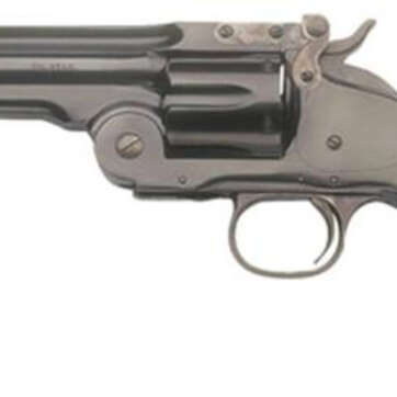 Cimarron Firearms Model 3 Schofield, .38 Special, 5", Blued, Walnut Grip, 6rd - Handsguns | American Guns & Ammo