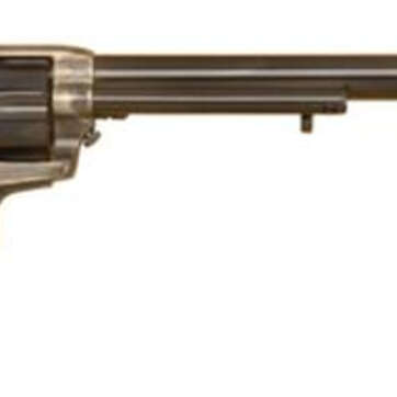 Cimarron Wyatt Earp .45 Long Colt 10" Barrel Sterling Silver Badge Inlaid Grip Blue - Handsguns | American Guns & Ammo