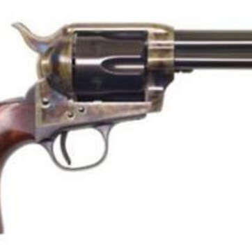 Cimarron Holy Smoker .45 Long Colt 4.75" Sterling Silver Gold Plated Cross Inlaid on Right Side of Grip Blue - Handsguns | American Guns & Ammo