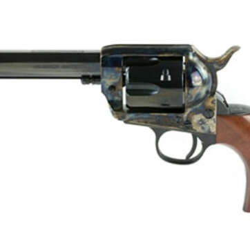 Cimarron El Malo Revolver, Single Action, 45LC, 5.5" Barrel, Steel Frame, Blue Finish, Walnut Grips, 6Rd PP411MALO - Handsguns | American Guns & Ammo