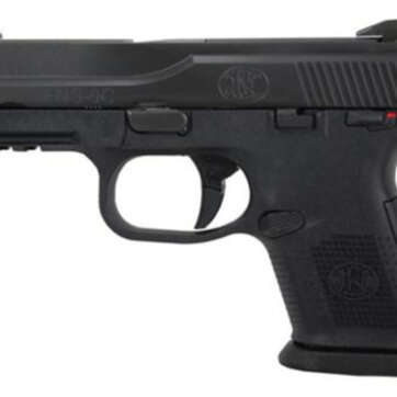 FN America, FNS-9C, Semi-automatic, 9mm, 3.6" Barrel, Polymer Frame, Black, Night Sights, 2-12Rd & 1-17Rd, Manual Safety, Compact Size, Fired Case - Handsguns - American Guns & Ammo