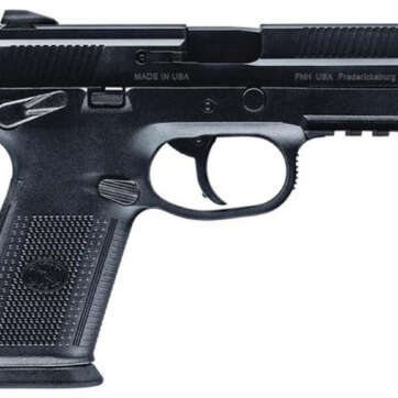 FN FNX-40 DA/SA 40S&W 4" Barrel, 3 Mags Checkered Black Poly Grip Black Slide, 10rd - Handsguns - American Guns & Ammo