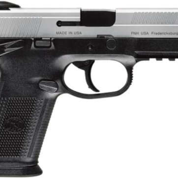 FN FNX-40 DA/SA 40S&W 4" Barrel, 3 Mags Checkered Black Poly Grip/SS Slide, 10rd - Handsguns - American Guns & Ammo