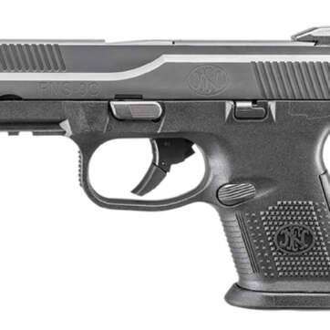 FN FNS-9C Compact 9mm 3.6" Barrel Battle Gray Finish 1 17rd & 1 12rd Mag - Handsguns | American Guns & Ammo
