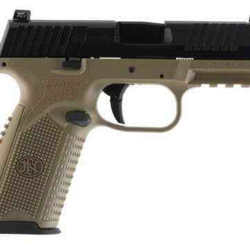 FN 509 NMS 9mm, Flat Dark Earth/Black, No-Manual Safety, LE, 17rd - Handsguns - American Guns & Ammo