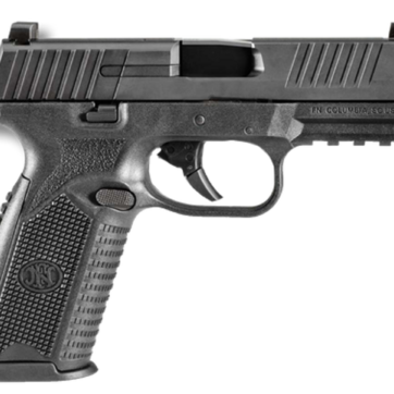 FN 509 NMS NS 4" Barrel, Black Interchangeable Backstrap Grip Black Steel Slide, 17rd - Handsguns | American Guns & Ammo