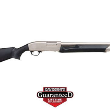 Titan Arms HDP Pump Shotgun 12g 18.5" Barrel Marine Nickel Bead Sight 5rd - Collector Guns | American Guns & Ammo