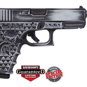 Glock 19 Gen 4 Battleworn Apollo Stipple Cerakote Finish 9mm 4" Barrel 3x15rd Mags - Handsguns - American Guns & Ammo