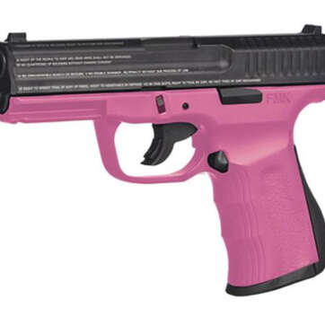 FMK 9C1 G2 FAT Engraved 9mm, 4", 14rd, Drop Free Mag, Pink Frame - Handsguns - American Guns & Ammo