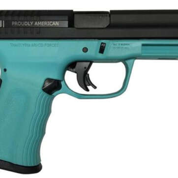 FMK 9C1 G2 9mm, 4", 14rd, Blue Jay Polymer Frame, Black Engraved Slide - Handsguns - American Guns & Ammo