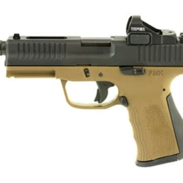 FMK Firearms, Elite Pro, Striker Fired, Compact, 9mm, 4" Barrel, Polymer Frame, Optic Ready Slide, Black, Burris Fastfire 3 Red Dot, Fixed Sights, 10Rd, 2 Magazines - Handsguns - American Guns & Ammo