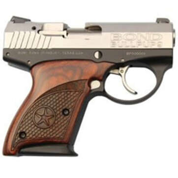 Bond Arms BullPup9 9mm 3.35" Barrel Rosewood Grip, SS Slide, 7rd Mag - Handsguns | American Guns & Ammo