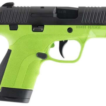 Honor Defense Honor Guard, Sub-Compact 9mm, 3.2", 7rd, Acid Green - Handsguns - American Guns & Ammo