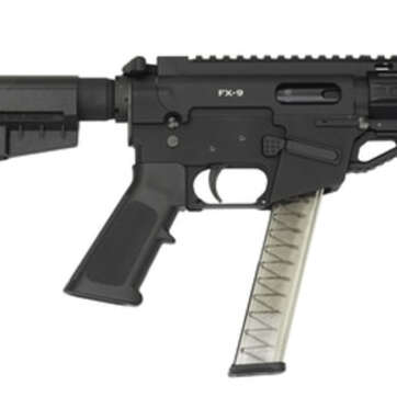 Freedom Ordnance FX9 9mm, 4.5" Barrel, Aluminum Frame, Black, Plastic Grip, Manual Safety, Uses Glock Style Magazines, 31Rd, 1 Magazine - Handsguns | American Guns & Ammo