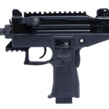 IWI US, Inc, Uzi Pro, 9mm, 4.5" Barrel, Polymer Frame, Black, Adjustable Sights, Stabilizing Brace, 2 Magazines, 1-20Rd & 1-25Rd - Handsguns | American Guns & Ammo