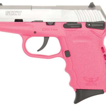 SCCY CPX-1 Two Tone 9mm Natural SS Slide, Pink Frame, 10 Round Manual Safety - Handsguns | American Guns & Ammo