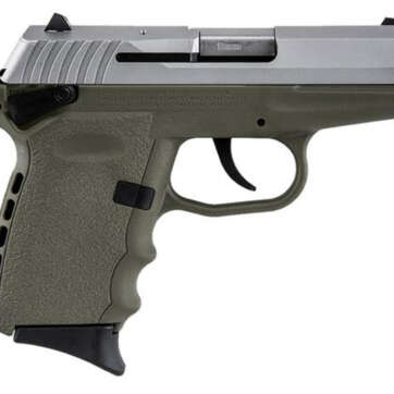 SCCY CPX-1 Two Tone DAO 9mm 3.1" Barrel, Flat Dark Earth Poly Grip/Frame SS Slide, 10rd - Handsguns - American Guns & Ammo