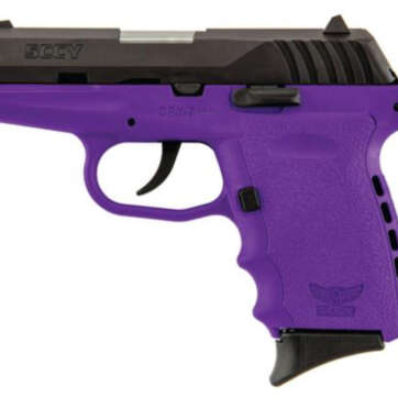 SCCY CPX-2, O Manual Safety 9mm 3.1" Barrel Hard Nitride Slide Finish Purple Frame 10rd Mag - Handsguns | American Guns & Ammo