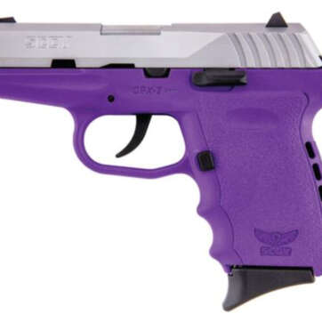 SCCY CPX-2, O Manual Safety 9mm 3.1" Barrel SS Slide Finish Purple Frame 10rd Mag - Handsguns | American Guns & Ammo