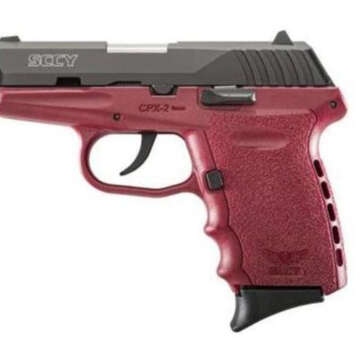 SCCY CPX-2 Double Action Only 9mm 3" Barrel Crimson Red Polymer Frame No Manual Safety 10rd Mag - Handsguns | American Guns & Ammo
