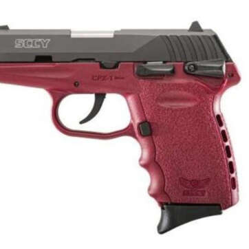 SCCY CPX-1 9mm, 3.1" Barrel, Crimson Frame, Black Slide, 10rd - Handsguns - American Guns & Ammo