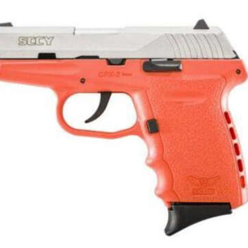 SCCY CPX-2 9mm, 3.1" Barrel, Orange Frame, SS Slide, 10rd - Handsguns - American Guns & Ammo