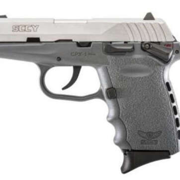 SCCY CPX-1, 9mm, 3.1", 10rd, Gray Frame, Stainless Steel - Handsguns - American Guns & Ammo