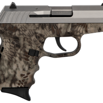 SCCY CPX-2 Carbon 9mm, 3.1" Barrel, Kryptek Highlander Grip, Stainless Steel Slide, 10rd - Handsguns | American Guns & Ammo