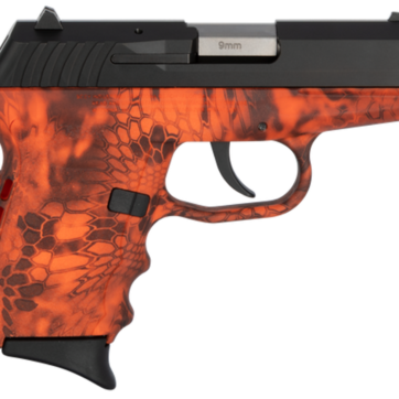 SCCY CPX-2 Carbon 9mm, 3.1" Barrel, Kryptek Inferno Polymer Grip, Black Stainless Steel Slide, 10rd - Handsguns | American Guns & Ammo