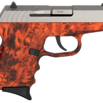 SCCY CPX-2 Carbon 9mm, 3.1" Barrel, Kryptek Inferno Grip, Stainless Steel Slide, 10rd - Handsguns | American Guns & Ammo