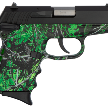SCCY CPX-1 Carbon 9mm, 3.1" Barrel, Moon Shine Toxic Camo Grip, Black Stainless Steel Slide, 10rd - Handsguns | American Guns & Ammo