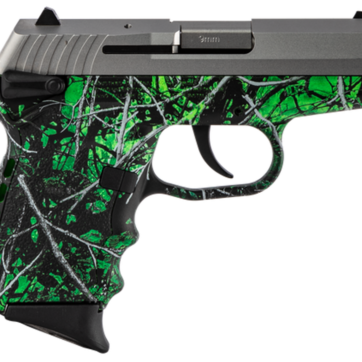 SCCY CPX-1 Carbon 9mm, 3.1" Barrel, Moon Shine Toxic Camo Grip, Stainless Steel Slide, 10rd - Handsguns | American Guns & Ammo