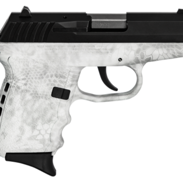 SCCY CPX-2 Carbon 9mm, 3.1" Barrel, Kryptek Yeti Grip, Black Stainless Steel Slide, 10rd - Handsguns | American Guns & Ammo