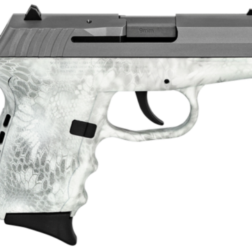 SCCY CPX-2 Carbon 9mm, 3.1" Barrel, Kryptek Yeti Grip, Stainless Steel Slide, 10rd - Handsguns | American Guns & Ammo