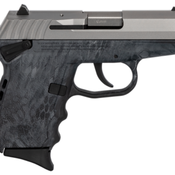 SCCY CPX-1 Carbon 9mm, 3.1" Barrel, Kryptek Typhon Polymer Grip, Stainless Steel Slide, 10rd - Handsguns | American Guns & Ammo