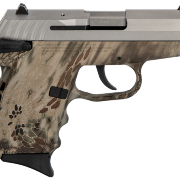 SCCY CPX-1 Carbon 9mm, 3.1" Barrel, Kryptek Highlander Grip, Stainless Steel Slide, 10rd - Handsguns | American Guns & Ammo